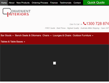 Tablet Screenshot of convenientinteriors.com.au